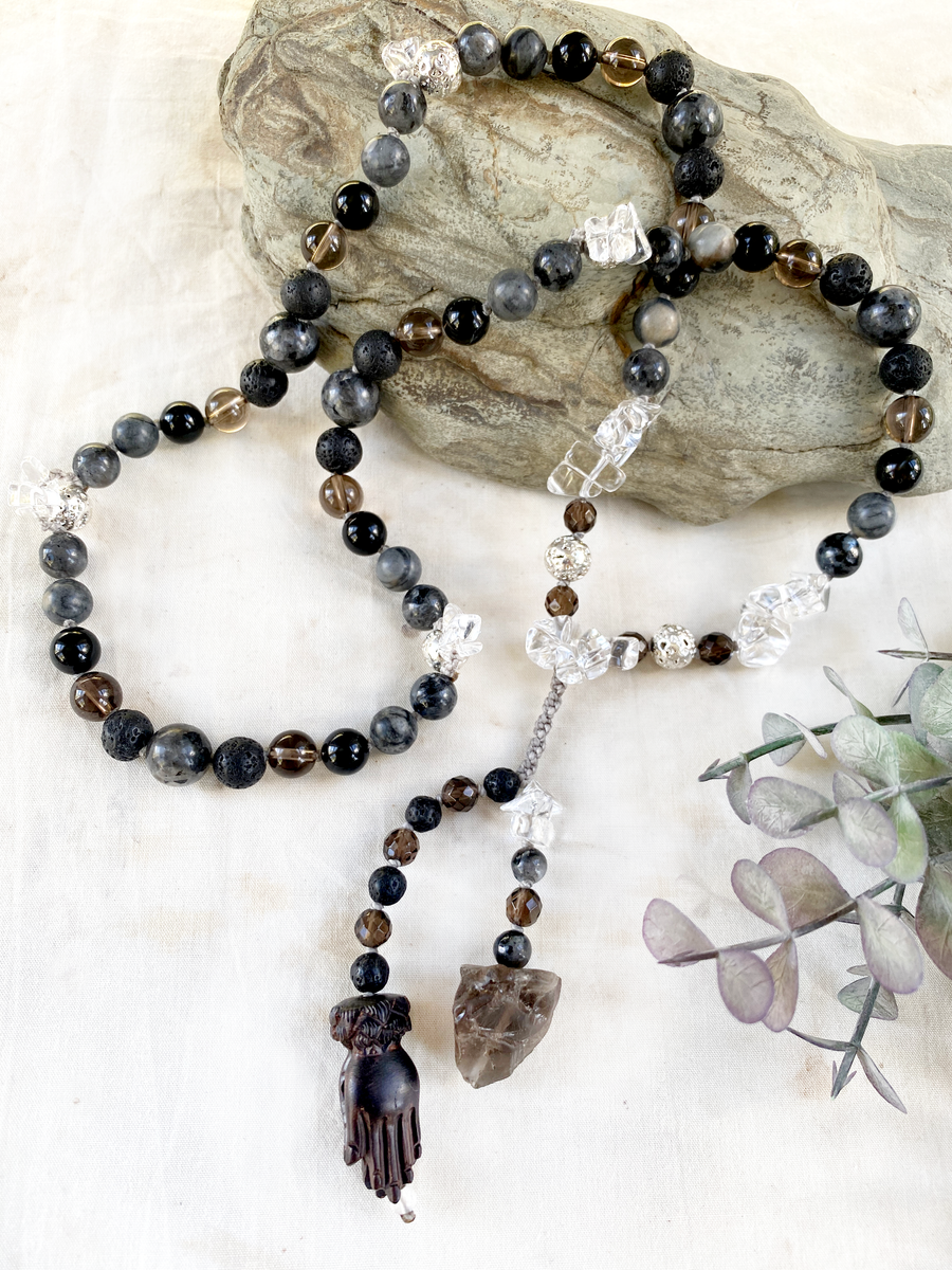 'Received with Gratitude' ~ 55-bead Manifestation Mala