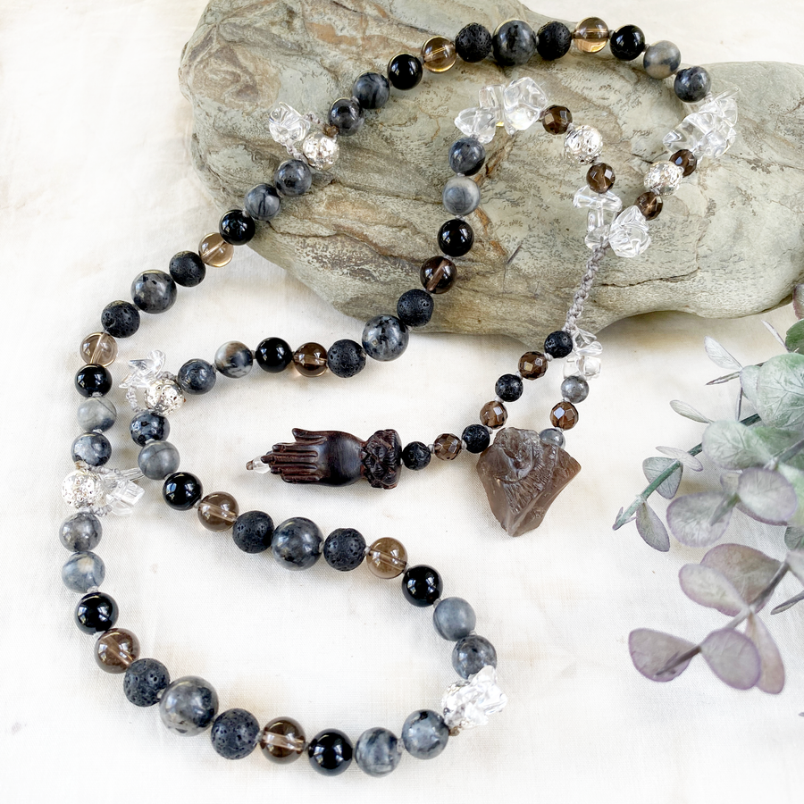 'Received with Gratitude' ~ 55-bead Manifestation Mala