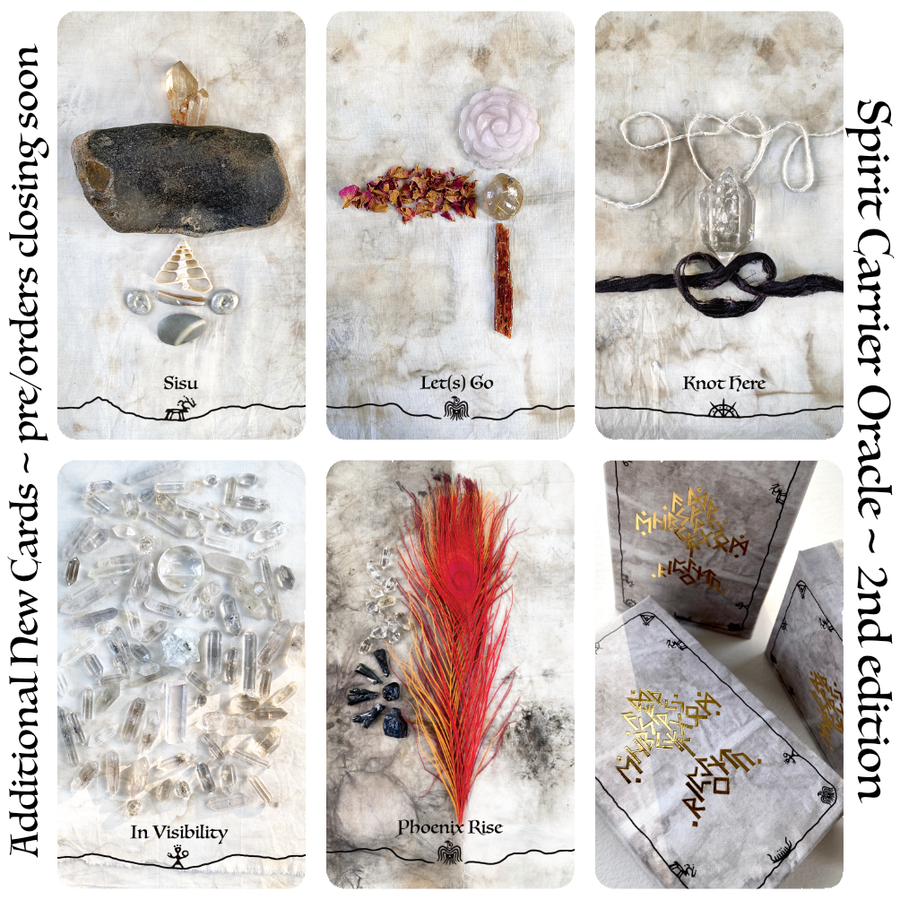 PRE-ORDER UNTIL 7th OCT ~ *5 new cards ONLY* (update for those who own the 1st edition Spirit Carrier oracle)