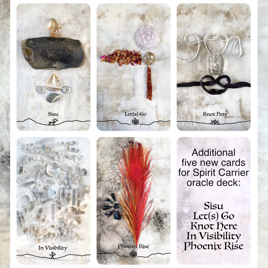*5 new cards ONLY* (update for those who own the 1st edition Spirit Carrier oracle)