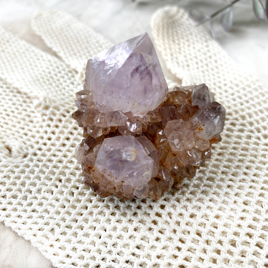 Amethyst Spirit Quartz cluster