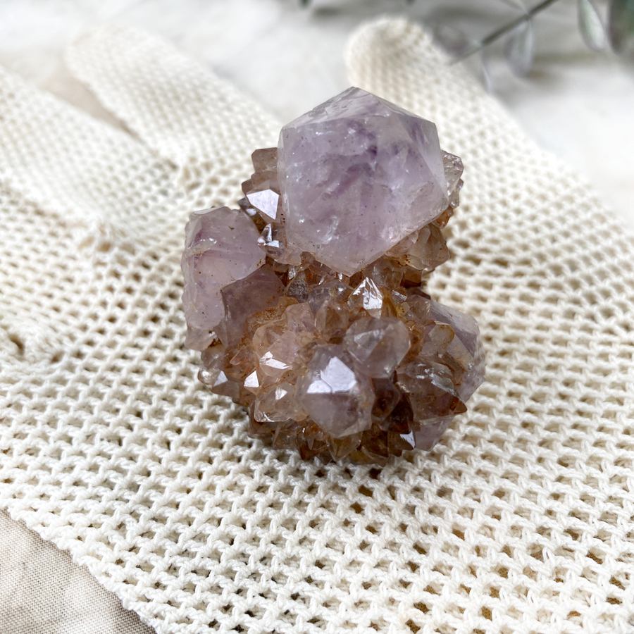 Amethyst Spirit Quartz cluster