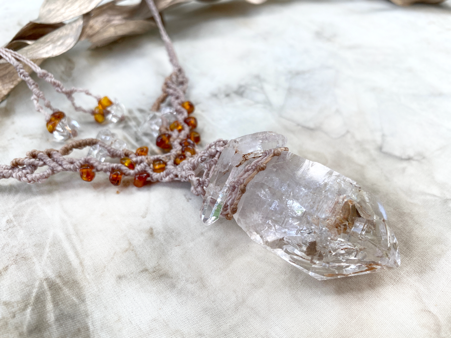 'Clarity of Heart' ~ crystal healing amulet