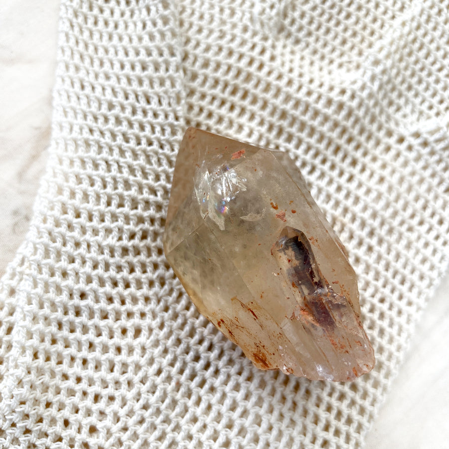 Congo Citrine point, natural un-heated