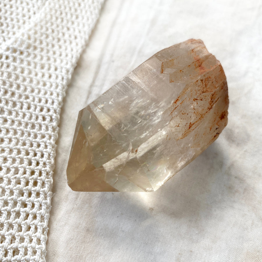 Congo Citrine point, natural un-heated