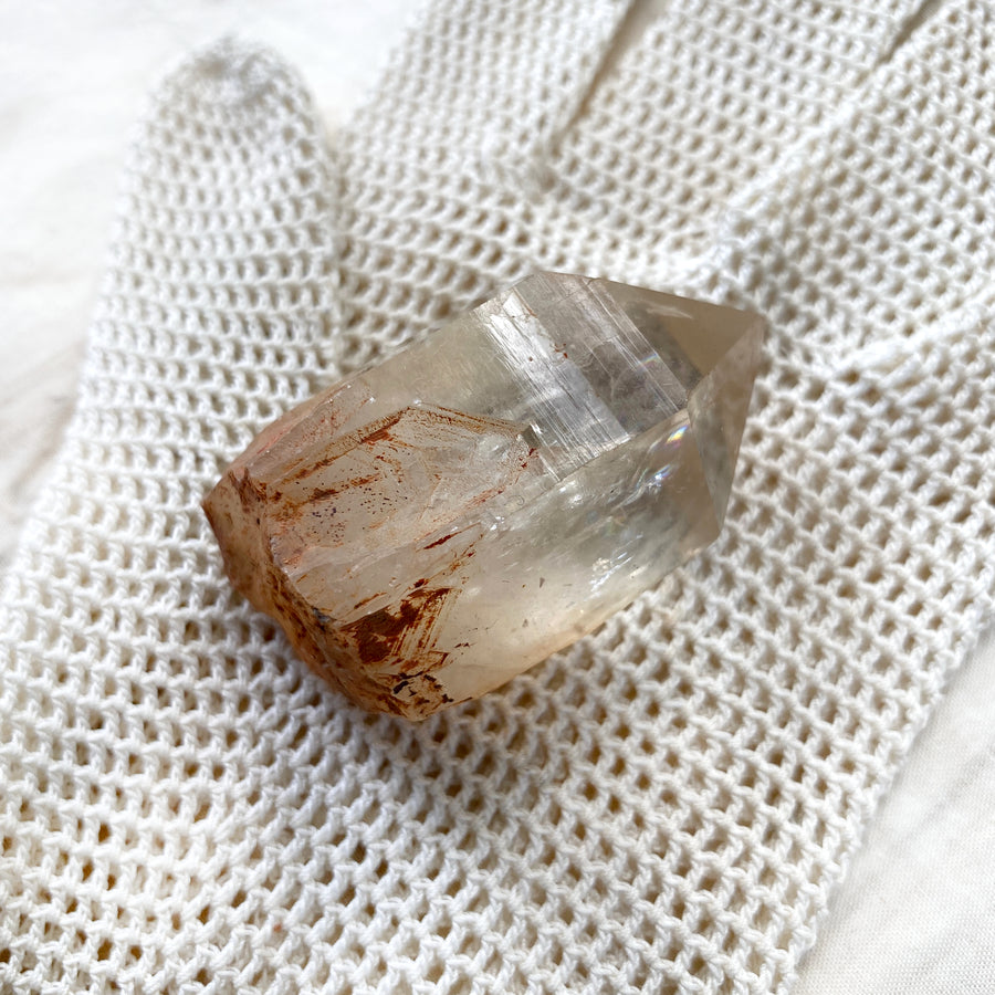 Congo Citrine point, natural un-heated