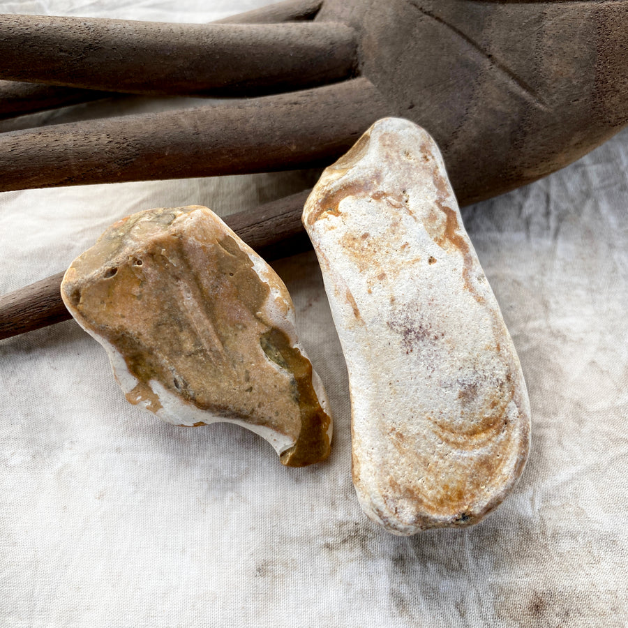 Flint 'dedication stones' ~ rugged & natural