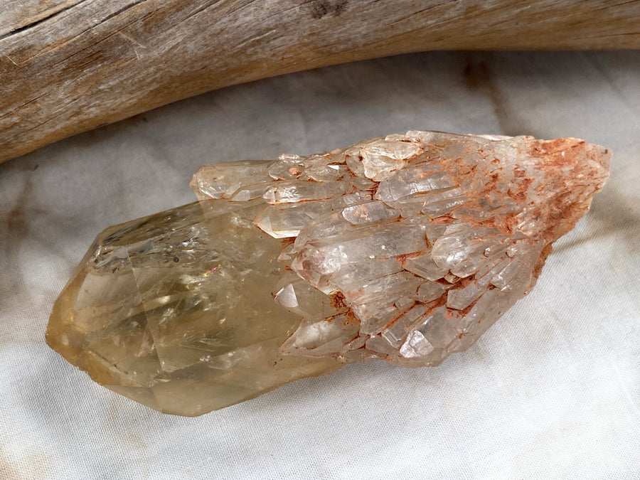 Abundance formation Citrine ~ natural raw point from Congo