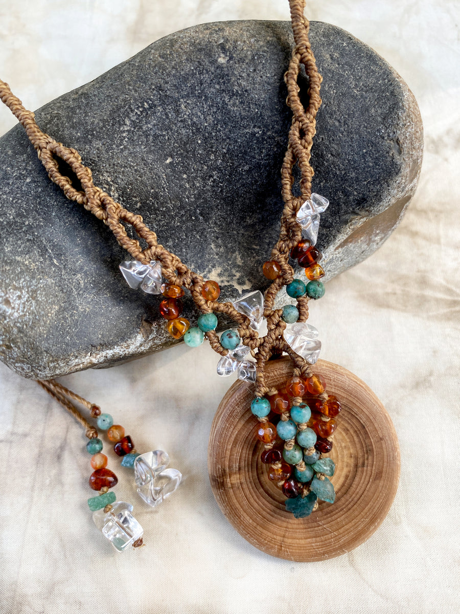 'Rowan Magic' ~ crystal healing amulet