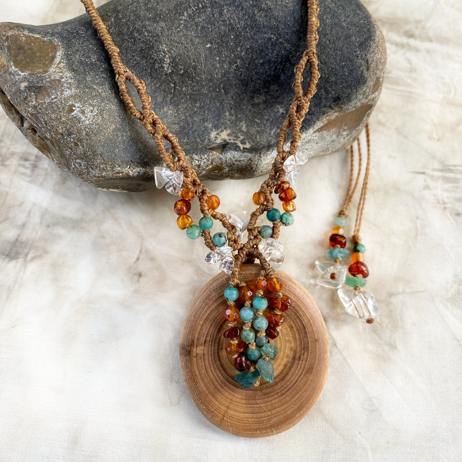 'Rowan Magic' ~ crystal healing amulet