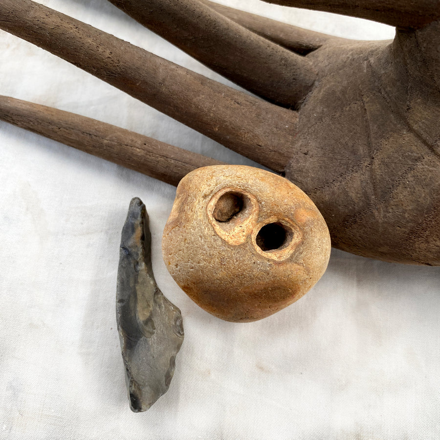 Flint 'dedication stones' ~ rugged & natural