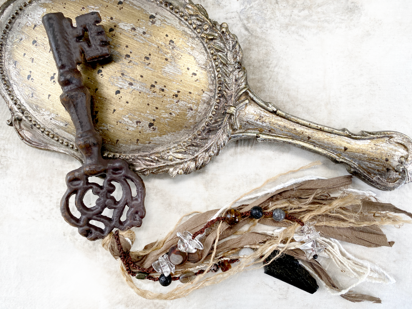 Altar element ~ large cast iron key – Spirit Carrier