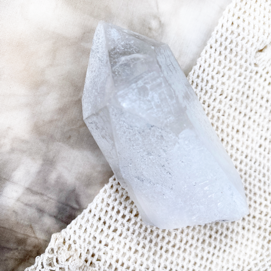 Rough, natural Quartz point