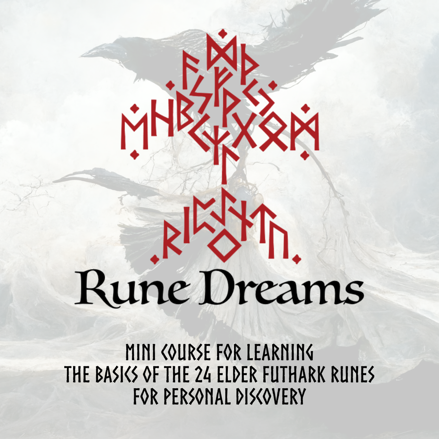 Elder Futhark mini course for learning rune meanings for divination & personal discovery