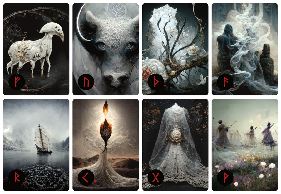 Rune cards: the pair of Rune Dreams (both Original & Valhalla editions ...