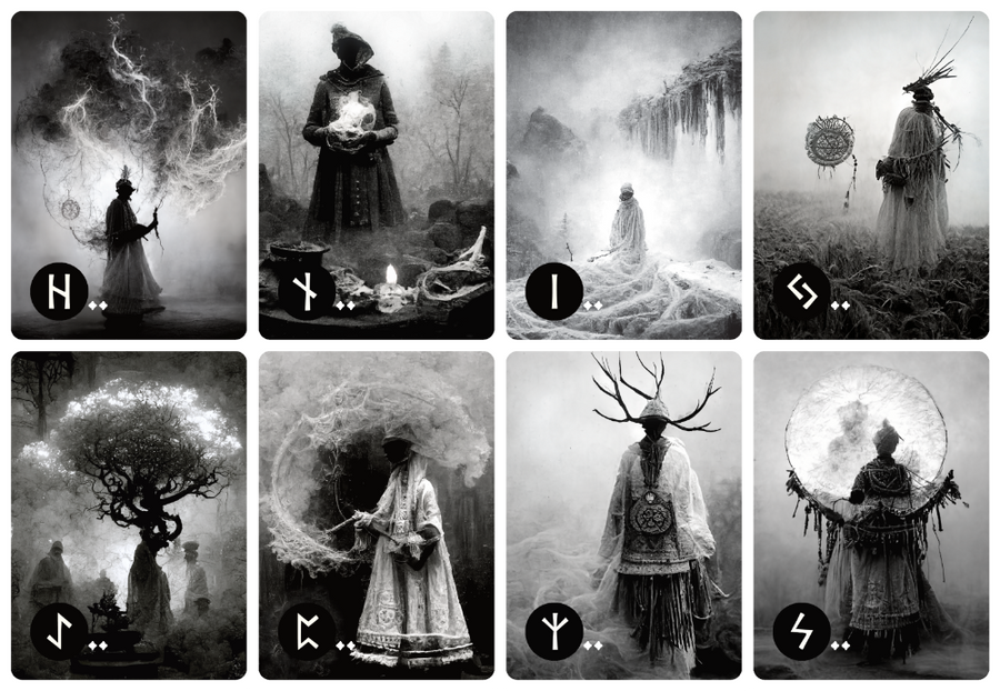 Rune cards: the pair of Rune Dreams (both Original & Valhalla editions ...