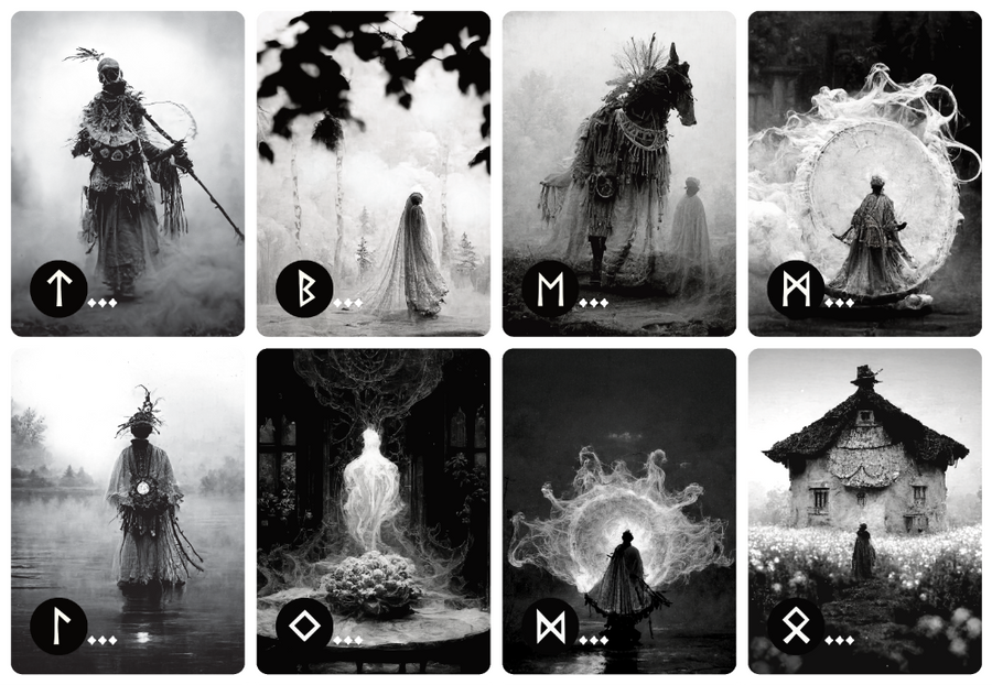 Rune cards: the pair of Rune Dreams (both Original & Valhalla editions ...