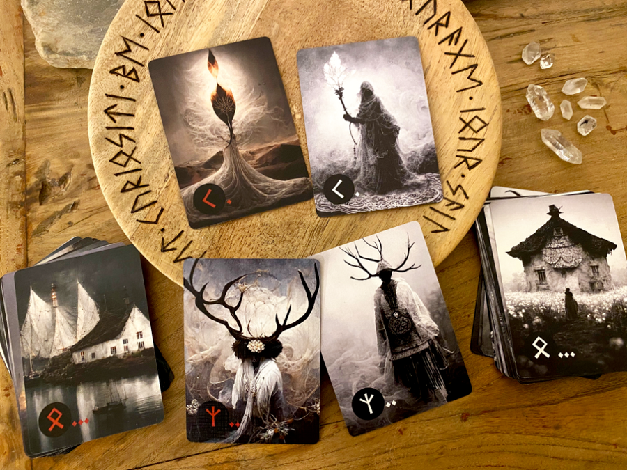 Rune cards: the pair of Rune Dreams (both Original & Valhalla editions ...