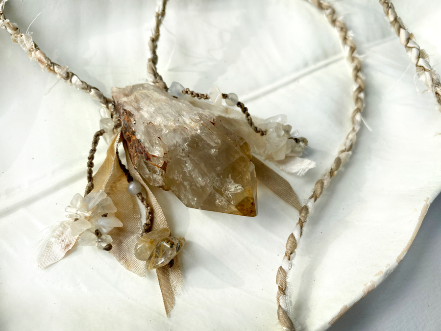 Congo Citrine crystal healing talisman