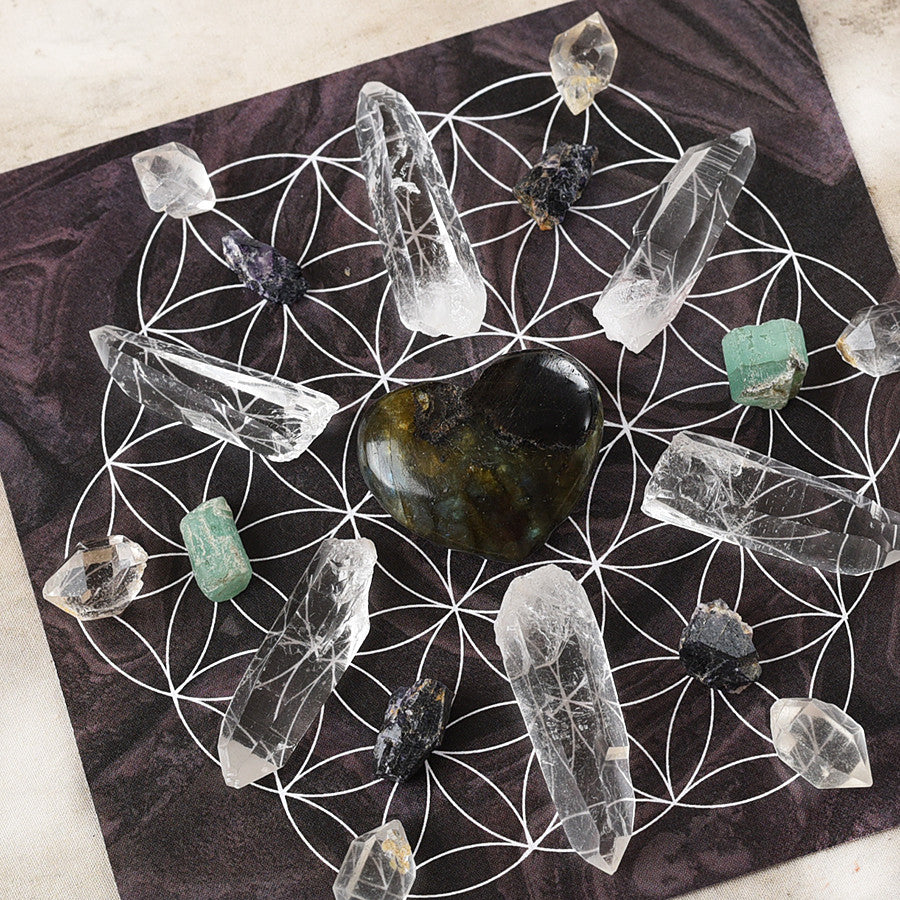 'Healing' ~ crystal grid set
