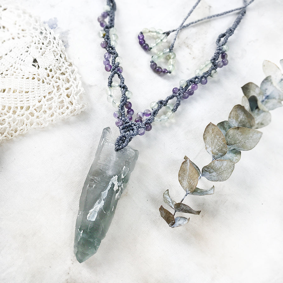Indicolite ~ crystal healing amulet