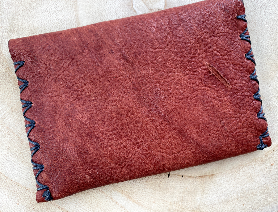 Leather sleeve for rune cards