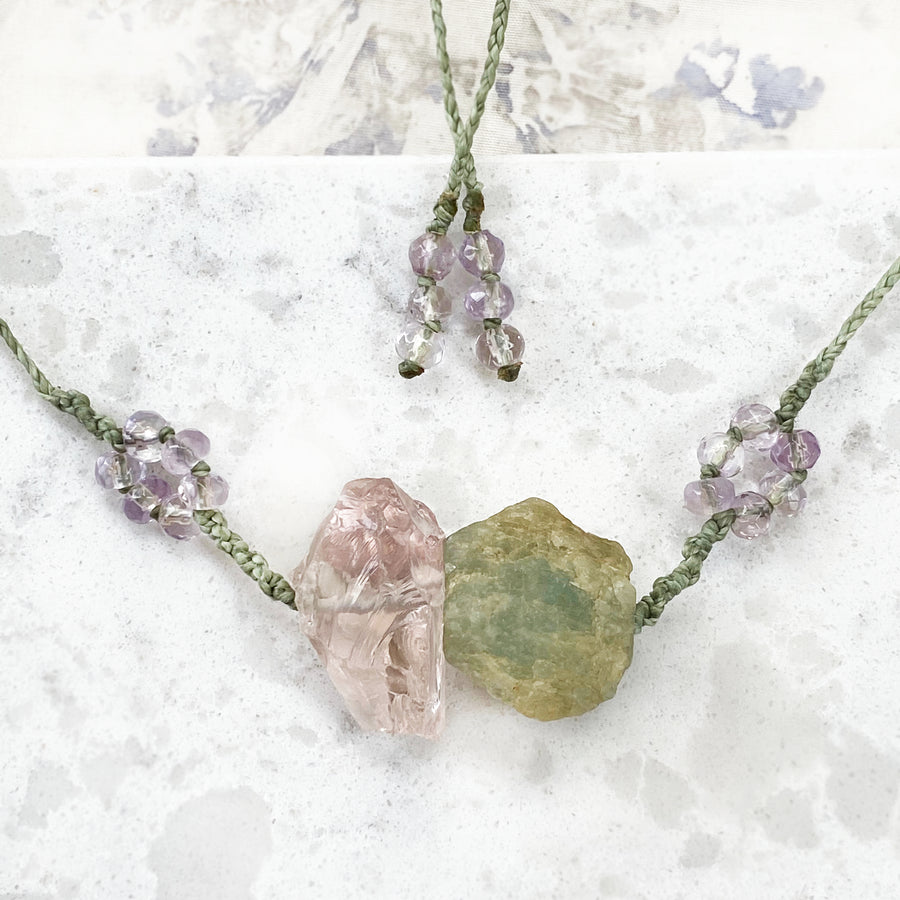 'Loving Communication' crystal healing amulet