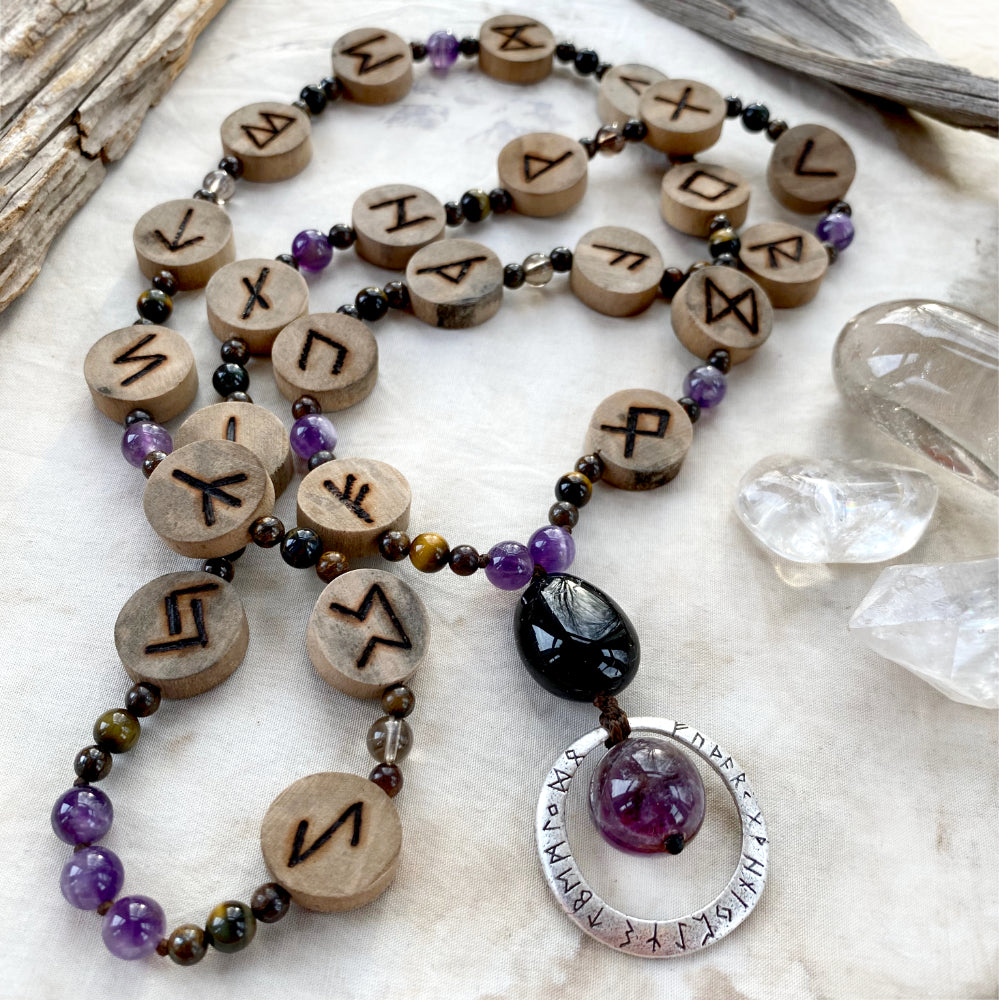Runic talisman ~ with Elder Futhark – Spirit Carrier