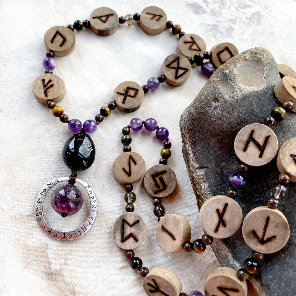 Runic talisman ~ with Elder Futhark – Spirit Carrier
